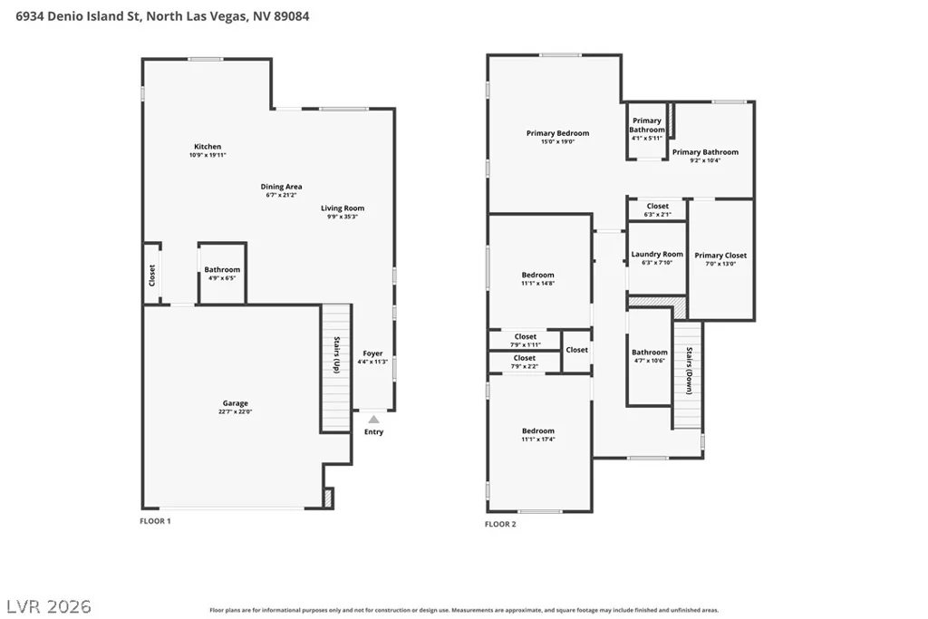 6934 Denio Island, North Las Vegas, NV 89084