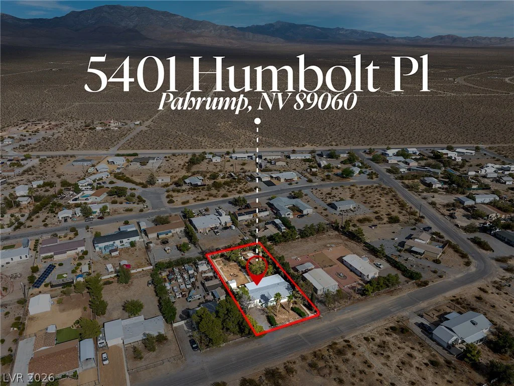 5401 Humbolt, Pahrump, NV 89060