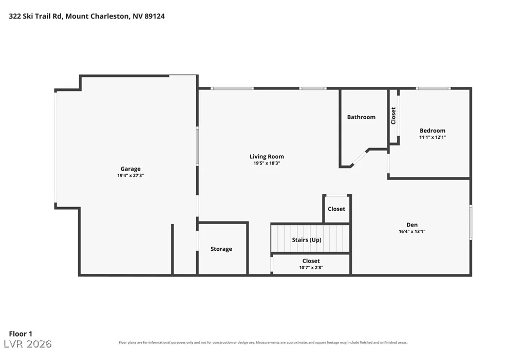 322 Ski Trail, Mount Charleston, NV 89124