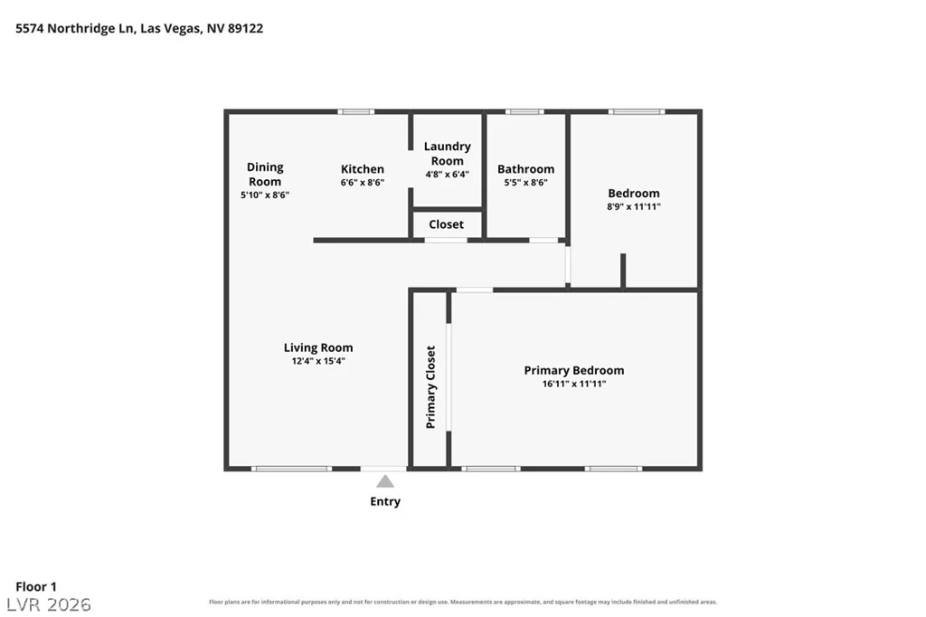 5574 Northridge, Las Vegas, NV 89122
