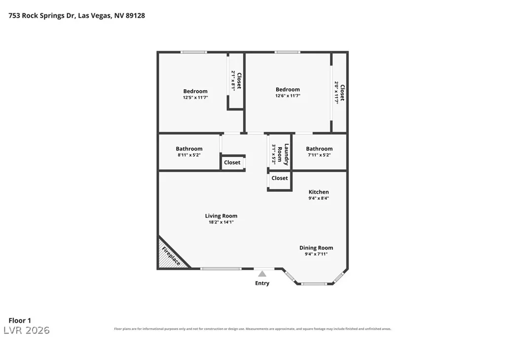 753 Rock Springs, Las Vegas, NV 89128