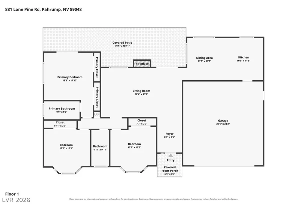 881 Lone Pine, Pahrump, NV 89048
