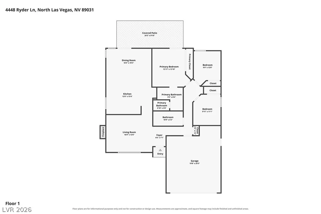 4448 Ryder, North Las Vegas, NV 89031