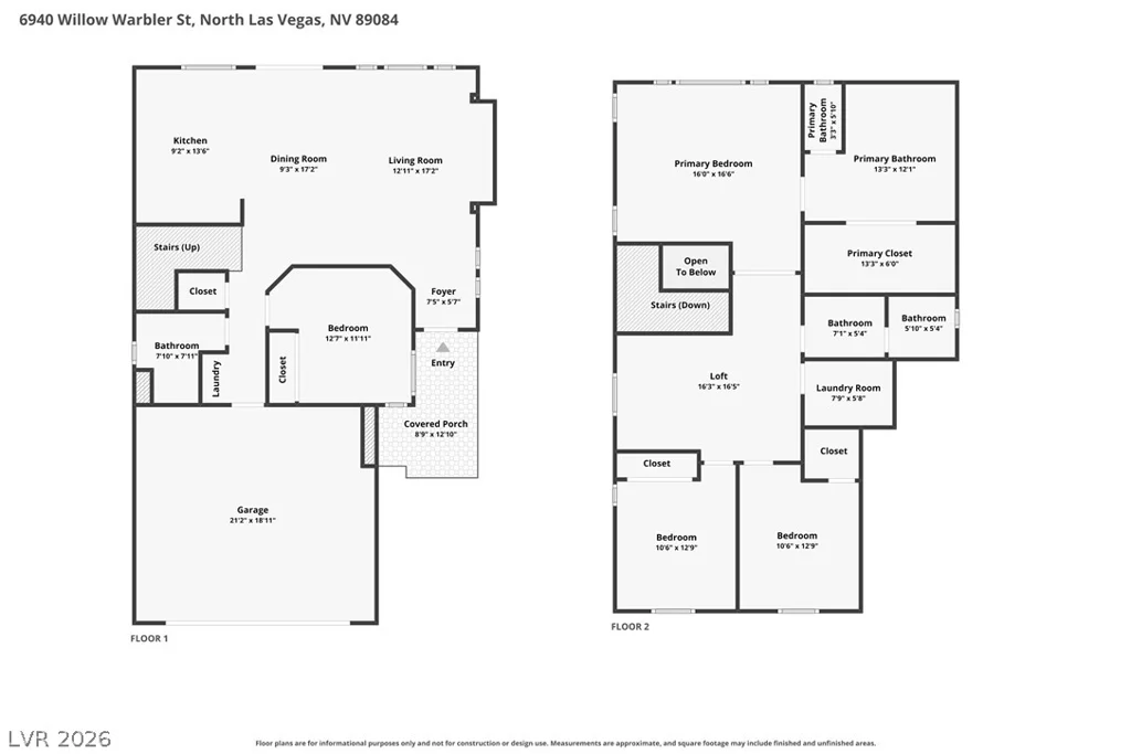 6940 Willow Warbler, North Las Vegas, NV 89084