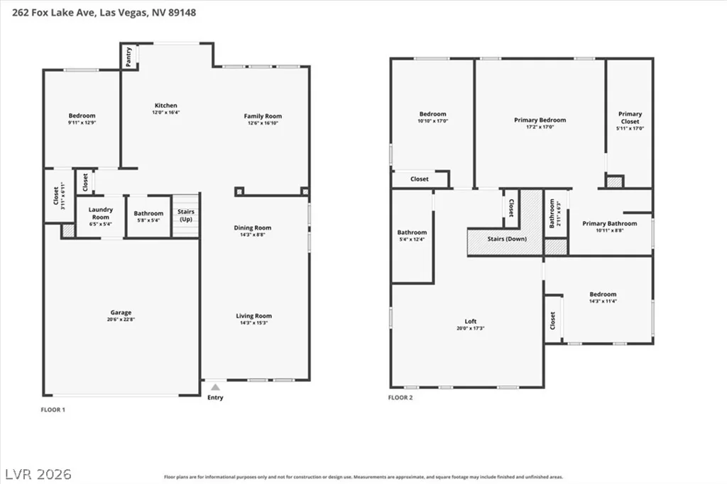 262 Fox Lake, Las Vegas, NV 89148