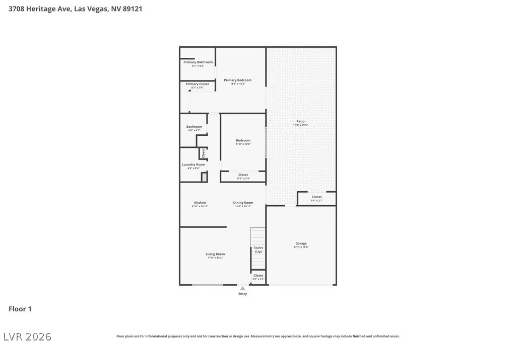 3708 Heritage, Las Vegas, NV 89121