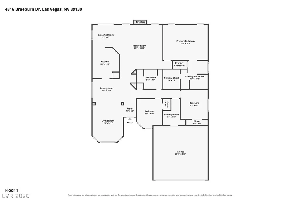 4816 Braeburn, Las Vegas, NV 89130