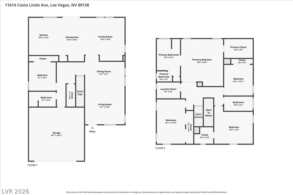 11614 Costa Linda, Las Vegas, NV 89138