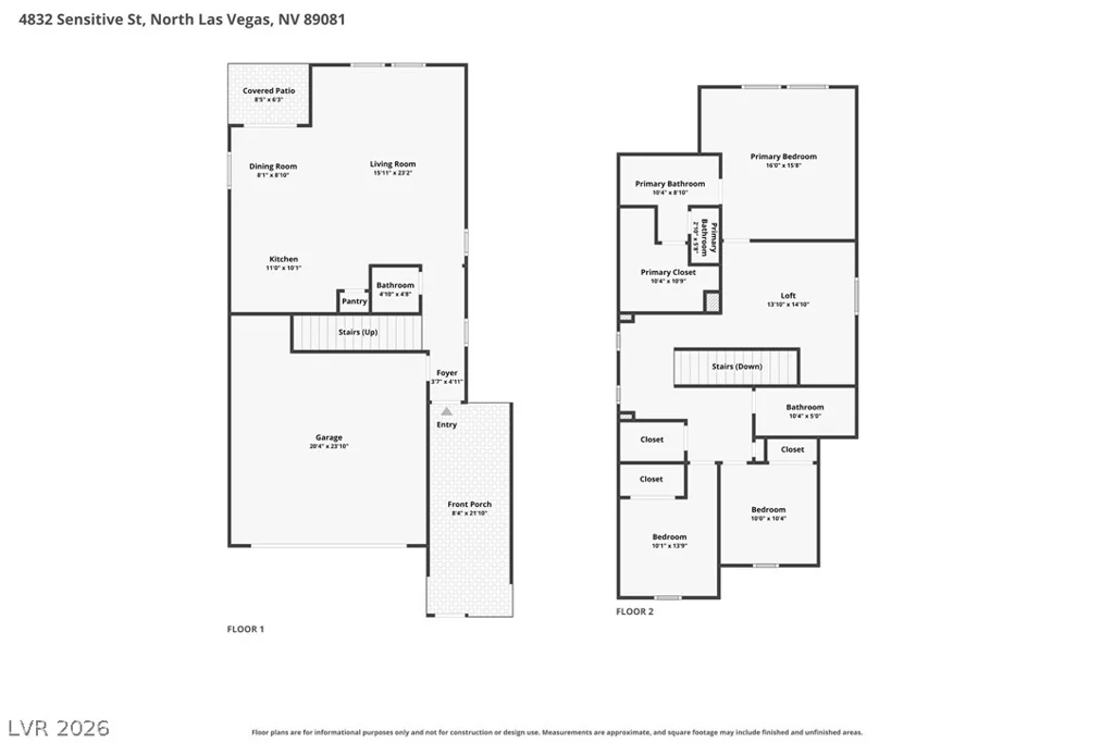 4832 Sensitive, North Las Vegas, NV 89081