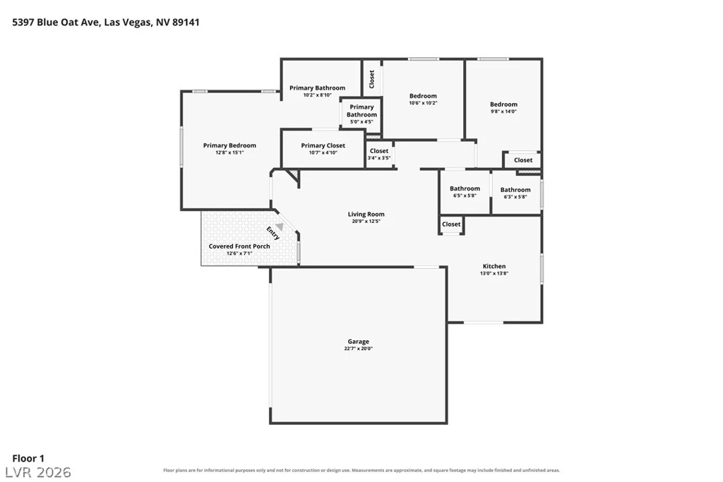 5397 Blue Oat, Las Vegas, NV 89141