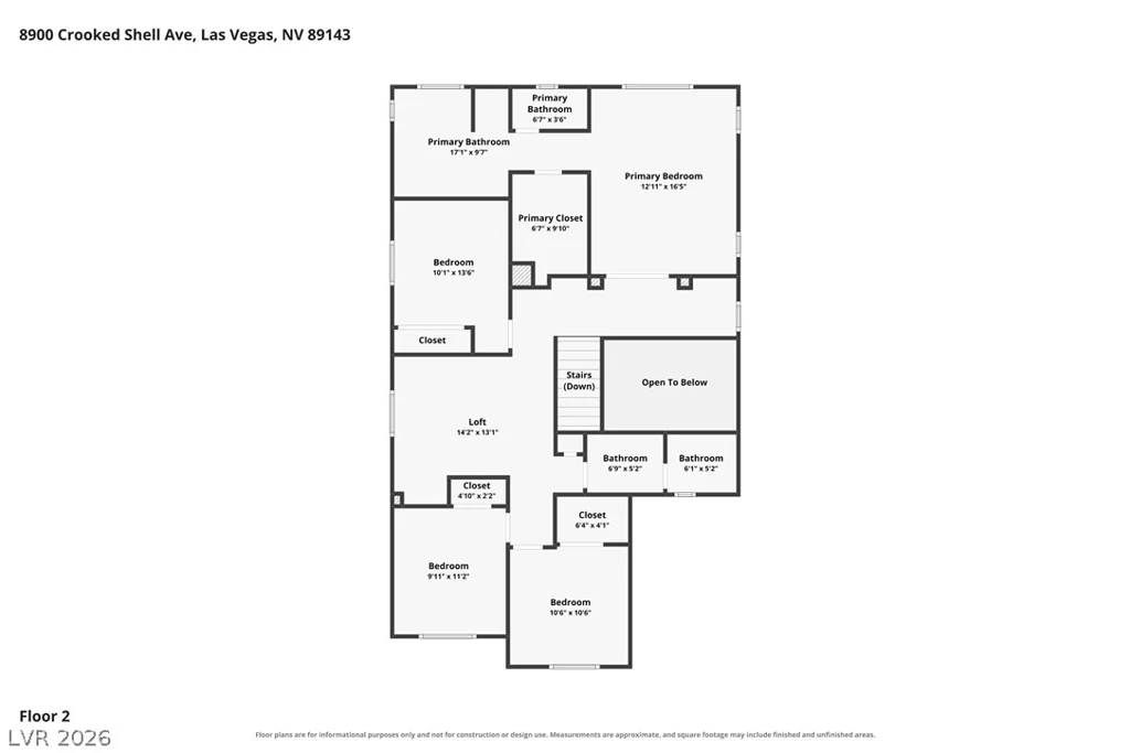 8900 Crooked Shell, Las Vegas, NV 89143