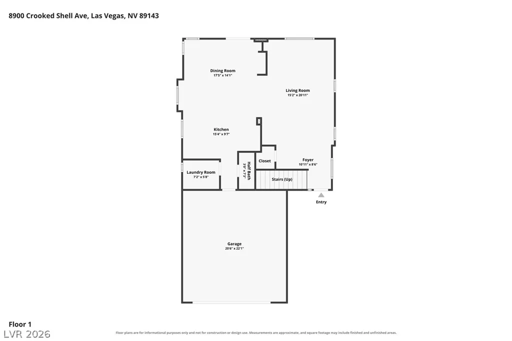 8900 Crooked Shell, Las Vegas, NV 89143