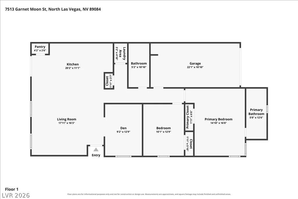 7513 Garnet Moon, North Las Vegas, NV 89084