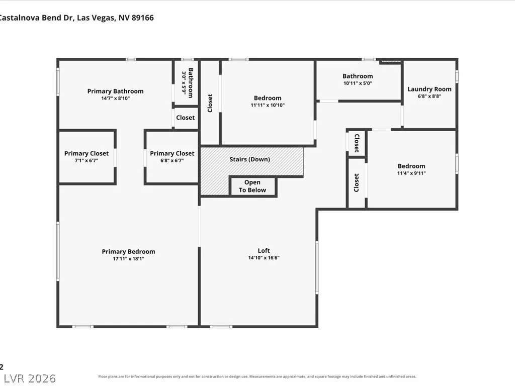 6521 Castalnova Bend, Las Vegas, NV 89166