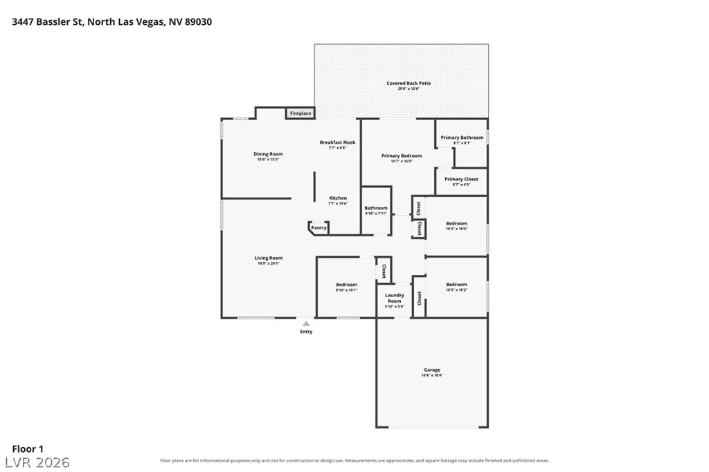 3447 Bassler, North Las Vegas, NV 89030