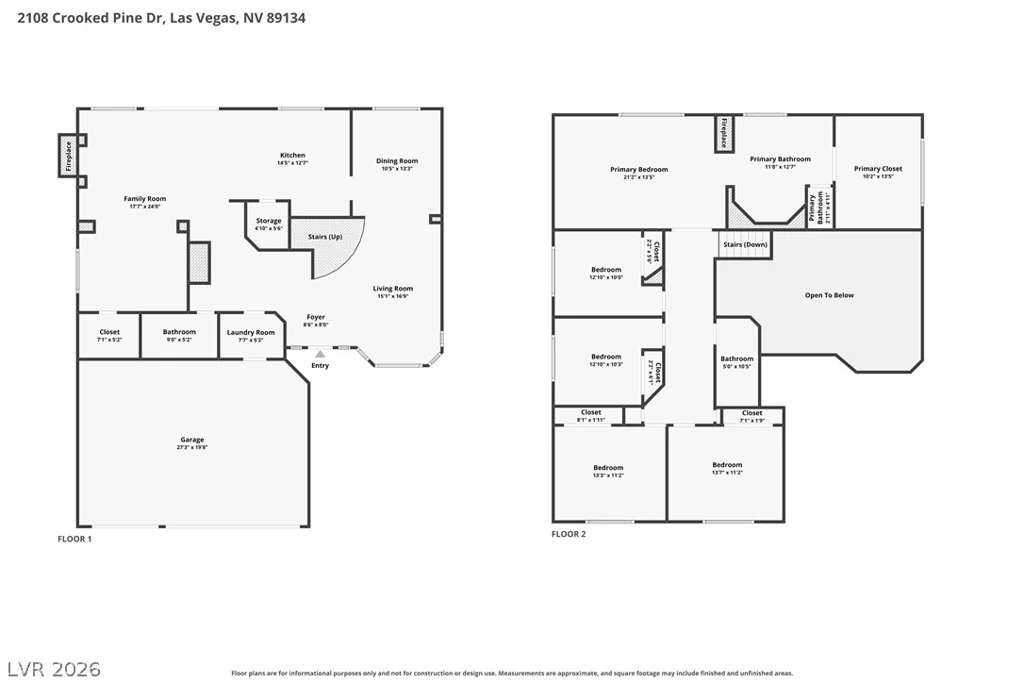 2108 Crooked Pine, Las Vegas, NV 89134