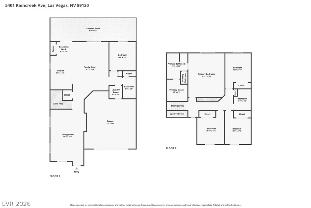 5401 Raincreek, Las Vegas, NV 89130