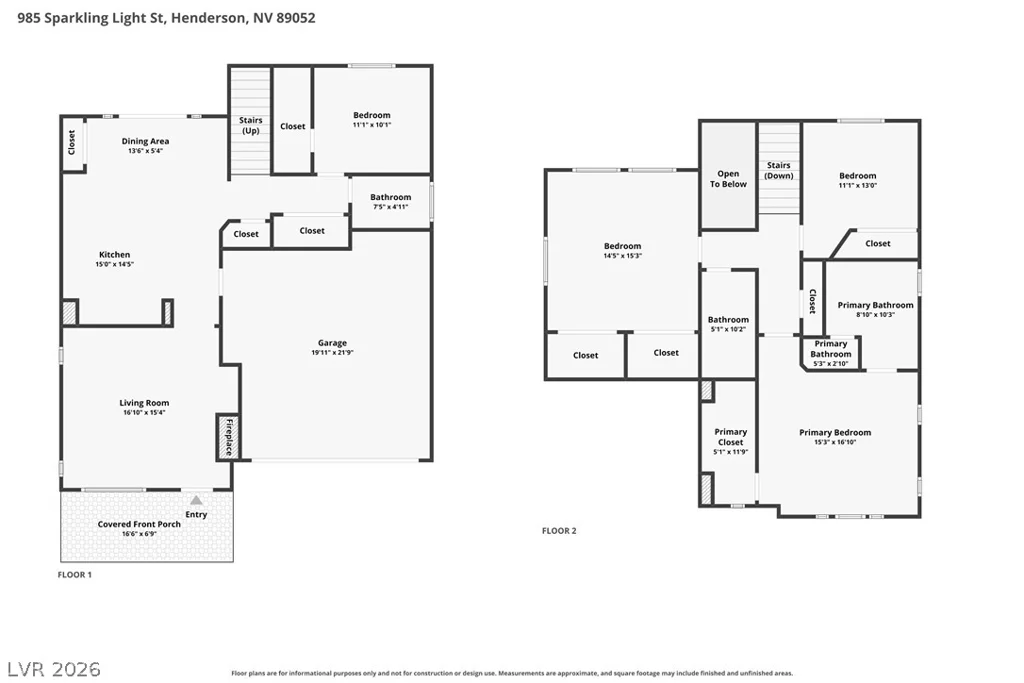 985 Sparkling Light, Henderson, NV 89052