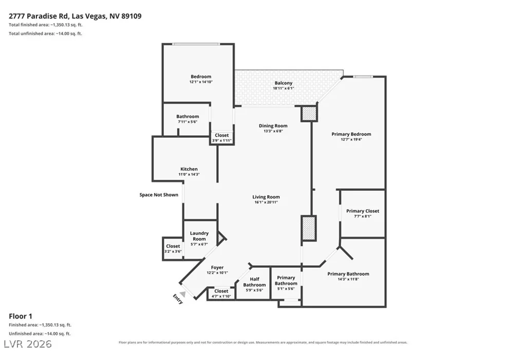 2777 Paradise, Las Vegas, NV 89109